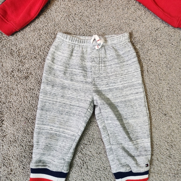 TOMMY HILFIGER  Baby Sweat Suit Hoodie Full Zip WARM Size 12M - Picture 6 of 13